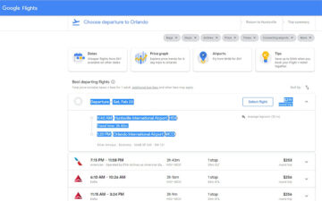 Flight Scan - Google Flights Tool