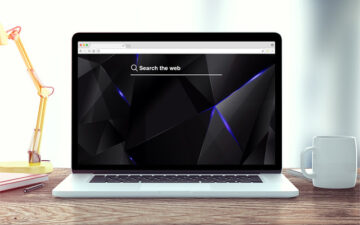 Black and Blue Shards HD Wallpapers Tab Theme