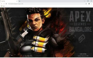 Apex Legends Bangalore New Tab Theme