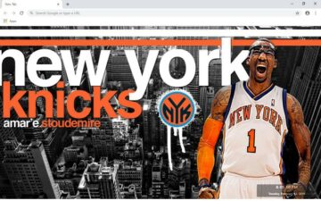 New York Knicks New Tab Theme