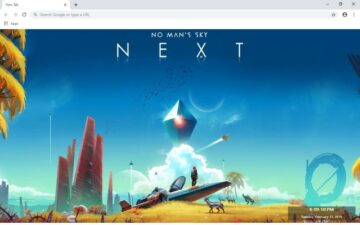 No Man's Sky New Tab & Wallpapers Collection