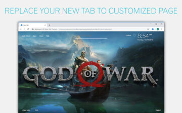 God Of War 4 Wallpaper NewTab - freeaddon.com