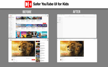 Safer YouTube UI for Kids