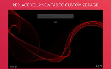 Black And Red Wallpaper HD Custom New Tab