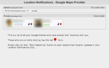 Location Notifications - Google Maps Provider