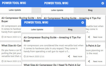 Power Tools Wiki - Blog News Update