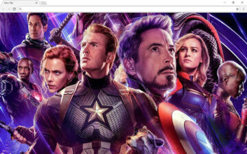 Avengers Endgame New Tab Page