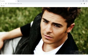 Zac Efron New Tab & Wallpapers Collection