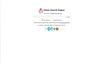 Onion search engine