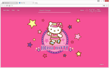 Hello Kitty Wallpapers NewTab - freeaddon.com