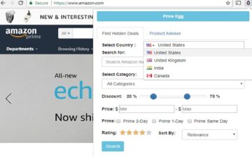 Amazon Hidden Deals, Smart Search by PriceEgg