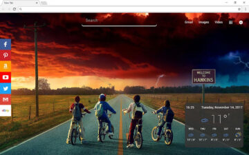 Stranger Things New Tab Page