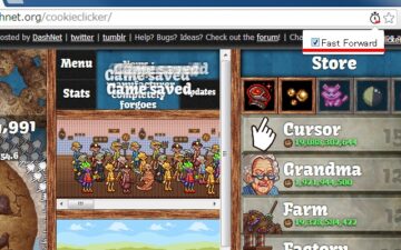 Fast Forward Cookie Clicker
