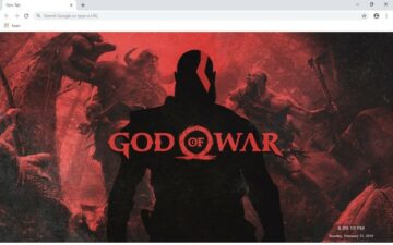 God of War New Tab & Wallpapers Collection