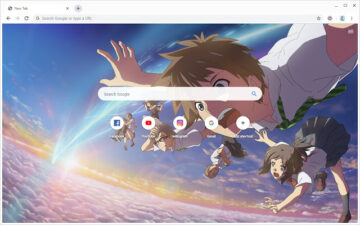 New Tab - Your Name
