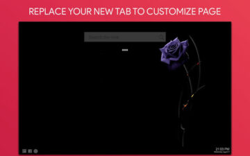 Black Rose Wallpaper HD Custom New Tab
