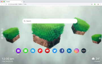 Cube New Tab Page HD Wallpapers Themes
