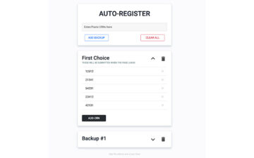 Auto-Register