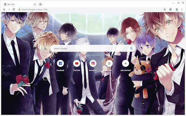 New Tab Diabolik Lovers Browser Addons Google Chrome Extensions