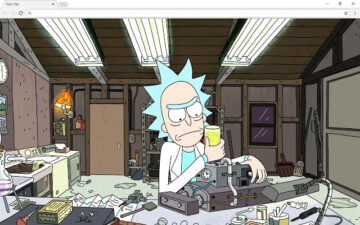 Rick And Morty New Tab Page
