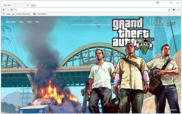 Grand Theft Auto 5 Backgrounds HD GTA New Tab