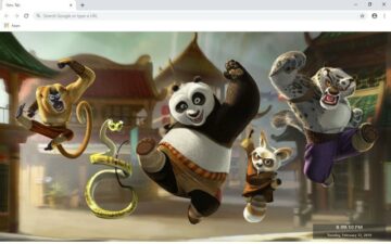 ung Fu Panda New Tab & Wallpapers Collection