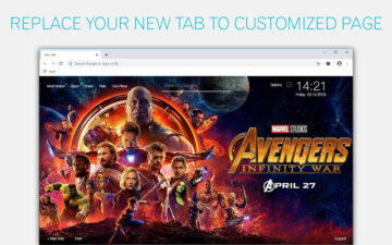 Avengers Infinity War Wallpaper Custom NewTab
