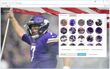 NFL Minnesota Vikings Wallpaper Custom NewTab