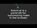 Axiom Browser Automation