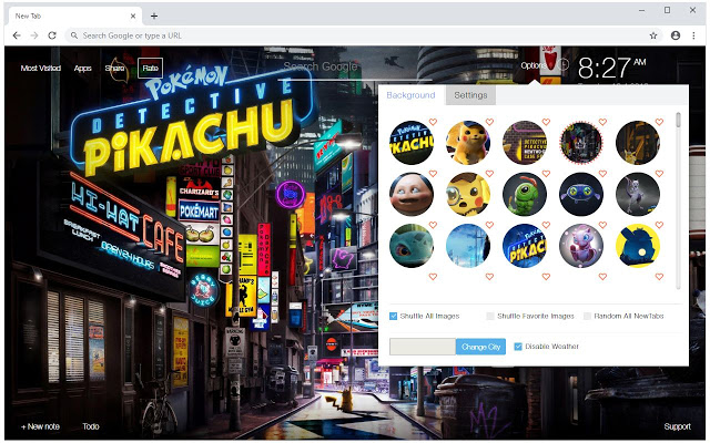 Pokemon Detective Pikachu Wallpaper Hd Newtab Browser Addons Google Chrome Extensions