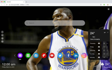 Kevin Durant Popular HD New Tabs Theme