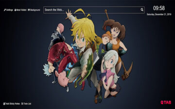 Seven Deadly Sins King Wallpaper New Tab