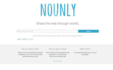 Nounly - URL shortener for humans