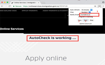 NZ VISA AutoCheck