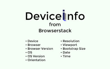 Browserstack Device Info