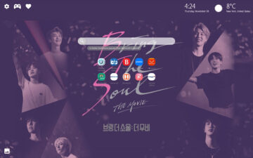 BTS Bring The Soul Kpop New Tab Wallpaper HD