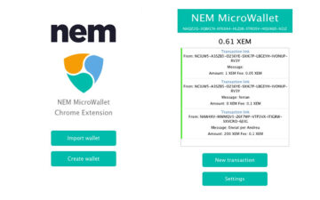 NEM Microwallet