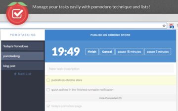 Pomotasking: Tasks lists with Pomodoro Timer
