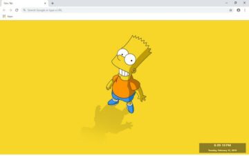 The Simpsons New Tab Theme