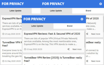 For Privacy - Latest News Update