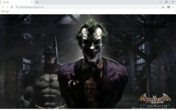 Batman: Arkham Asylum New Tab Theme