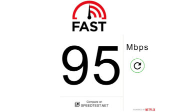 Fast.com - New Tab Page with easy speed test