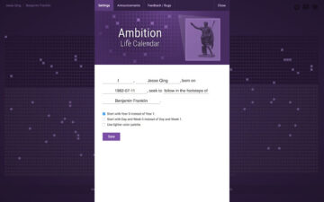 Ambition Life Calendar