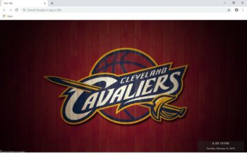 Cleveland Cavaliers New Tab Theme