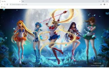 Sailor Moon New Tab & Wallpapers Collection