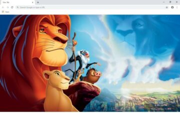 The Lion King New Tab & Wallpapers Collection