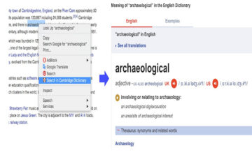 Cambridge Dictionary Search