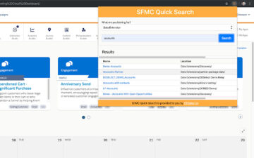 Salesforce Marketing Cloud SFMC Quick Search