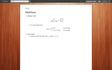 Mathflowy: TeX equations for Workflowy