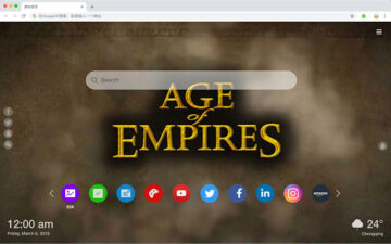 Age Of Empires New Tab Page HD Games Theme
